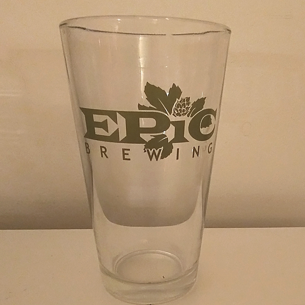 Epic Brewing beer glass